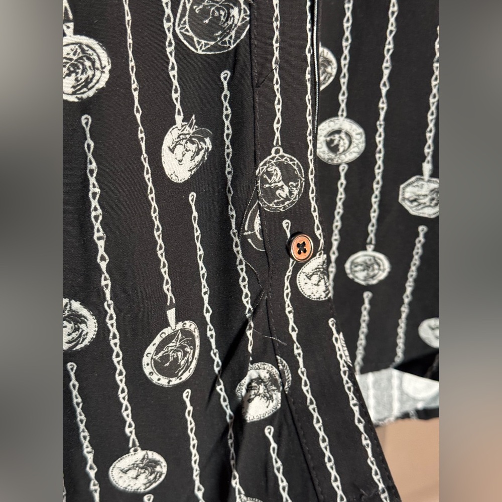 Witcher Hot Topic Button Up Shirt - Picture 4 of 7